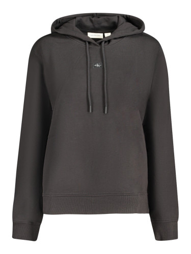 Черен суичър с качулка Calvin Klein