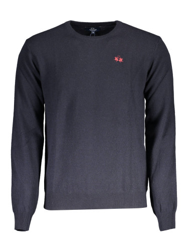 Мъжки син пуловер La Martina