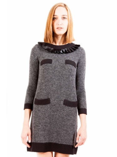 Къса рокля LOVE MOSCHINO, сива