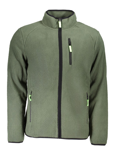 Мъжки суичър с цип от полар