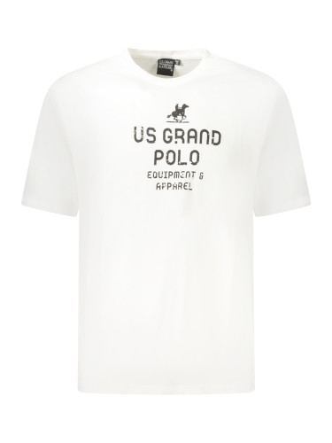 Мъжка бяла тениска US Grand Polo