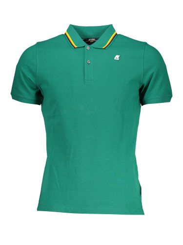 Зелена мъжка поло тениска K-WAY