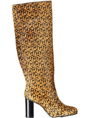 Дамски бежови ботуши Tommy Hilfiger