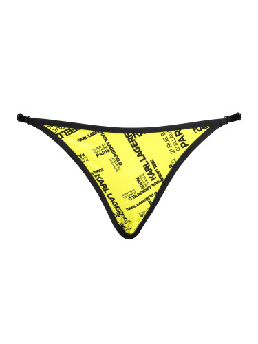 Жълто долнище на бикини Karl Lagerfeld
