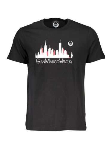 Мъжка черна тениска Gian Marco Venturi