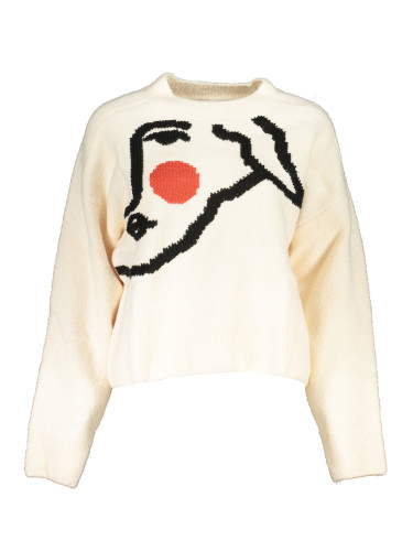 Дамски бял пуловер Desigual