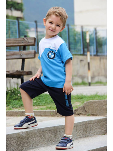 Къс панталон за момче BMW в тъмносиньо