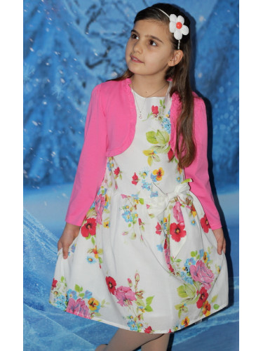 Детска рокля с болеро 