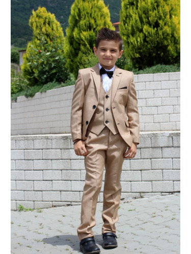 Официален детски костюм за момче от 5 части със сако 5883497