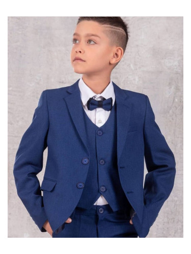 Официален детски костюм за момче от 5 части в тъмносиньо 434454667 от 