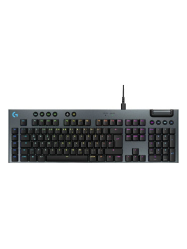  Механична клавиатура Logitech - G915 X Low Profile, Linear, RGB, черна