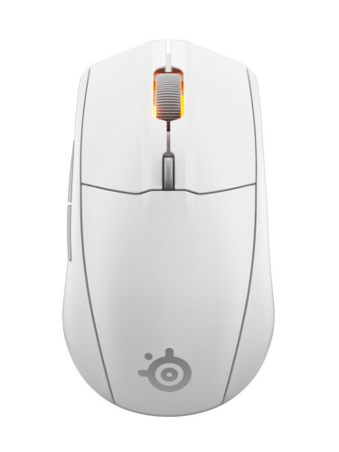  Гейминг мишка SteelSeries - Rival 3 Gen 2, оптична, безжична, бяла