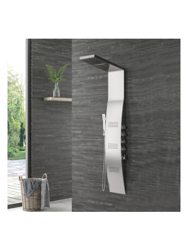 Хидромасажна колона LEONORA термостатична S/S 304