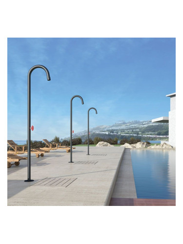 Външна душ колона PYLON NERO AISI 316