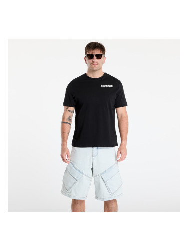 Тениска Calvin Klein Jeans Ss 20S Calvin Line 3 Tee Black L