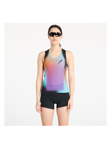 SOAR Running Women's Race Vest Black Rainbow Dot S