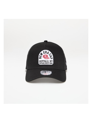Шапка New Era Cotton Patch 9FORTY A-Frame Trucker Adjustable Cap Black Universal