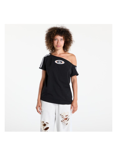 Тениска adidas Originals Campus 2000 Off Shoulder T-Shirt Black L