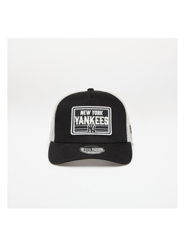 Шапка New Era New York Yankees MLB Patch 9FORTY A-Frame Trucker Adjustable Cap Black Universal