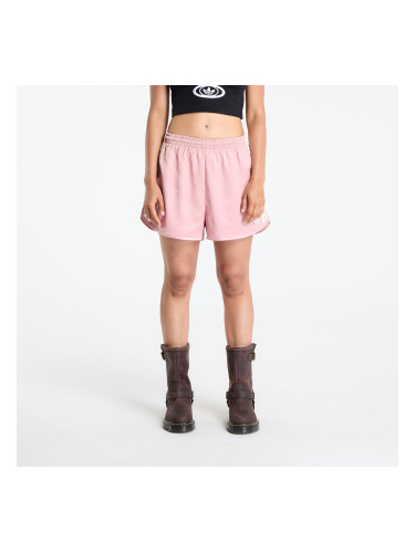 Къси панталони adidas Originals Satin Shorts Ruffle 3-Stripes Wonder Mauve L