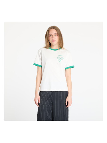 Тениска adidas Retro Tennis Regular T-Shirt Cloud White XS