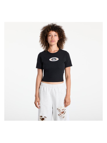 Тениска adidas Originals Campus 2000 Back Cut Out Rib T-Shirt Black L