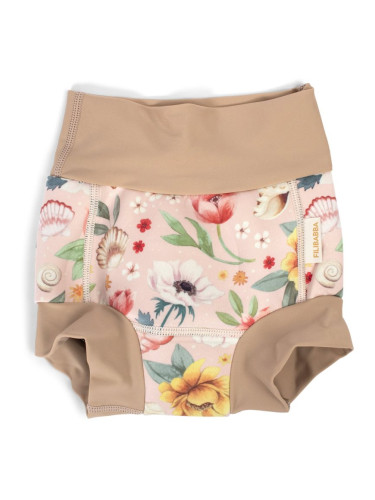 FILIBABBA Baby Swim Pants Ocean Blossom пелени бански, които се перат 1-2 years 1 бр.