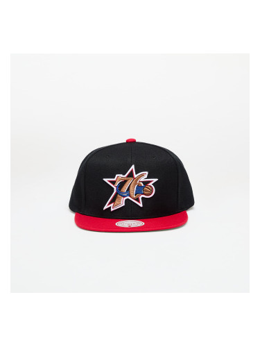 Шапка Mitchell & Ness NBA Team 2 Tone 2.0 Snapback Hwc 76Ers Black/ Red Universal