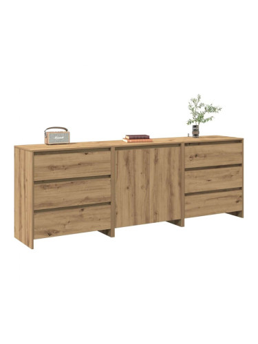 Sonata H 3 броя бюфет Artisan Oak Engineered Wood