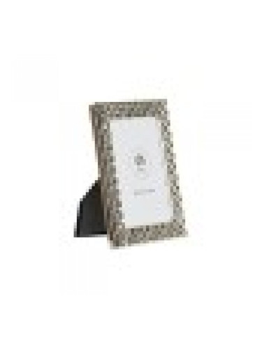 Рамка за снимки DKD Home Decor Сребрист Метал Shabby Chic (13,5 x 2 x 18,5 cm)