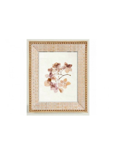 Рамка за снимки DKD Home Decor Естествен Дървен Дървен MDF 26,5 x 2 x 32 cm