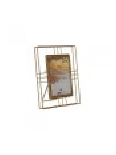 Рамка за снимки Home ESPRIT Златен Метал Кристал 17,5 x 2,5 x 22,5 cm (12 броя)