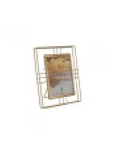Рамка за снимки Home ESPRIT Златен Метал Кристал 18,5 x 2,5 x 23,5 cm (12 броя)