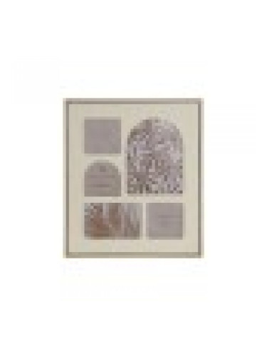 Рамка за снимки Home ESPRIT Бежов Кристал Дървен MDF Скандинавски 34 X 2 X 39 cm