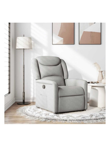 Sonata H Recliner Chair Cloud Grey Fabric