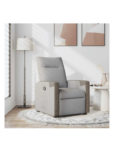 Sonata H Recliner Chair Cloud Grey Fabric