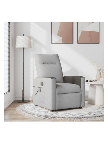 Sonata H Масажен стол за лежанка Cloud Grey Fabric