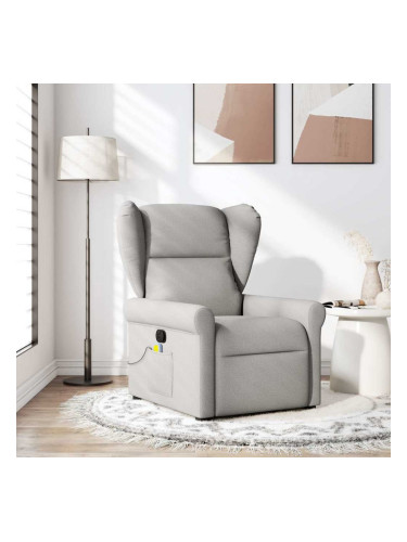 Sonata H Масажен стол за лежанка Cloud Grey Fabric