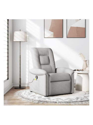 Sonata H Масажен стол за лежанка Cloud Grey Fabric
