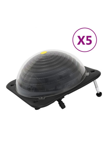 Sonata H Соларни нагреватели за басейни 5 бр 75x75x36 см HDPE алуминий