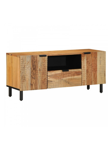Sonata H ТВ шкаф 105x33,5x46 см от масивна акациева дървесина