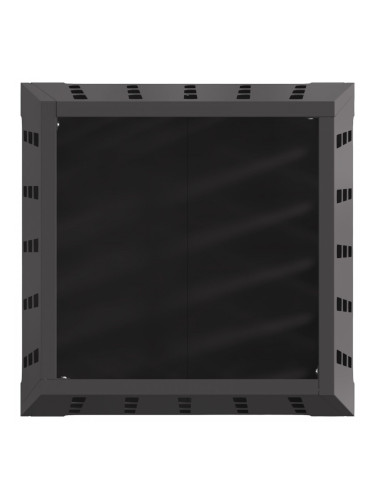 Sonata H Квадратно огнище Черно 50x50x70 см Стомана