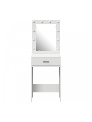 Sonata H Тоалетна маса  с LED светлини Бяла 50x41x135 см