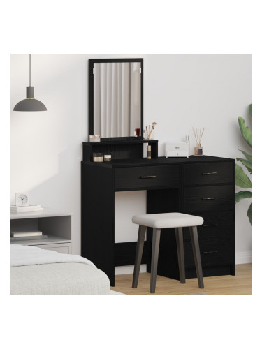 Sonata H Тоалетка с чекмеджета Черен дъб 50x41x140 см
