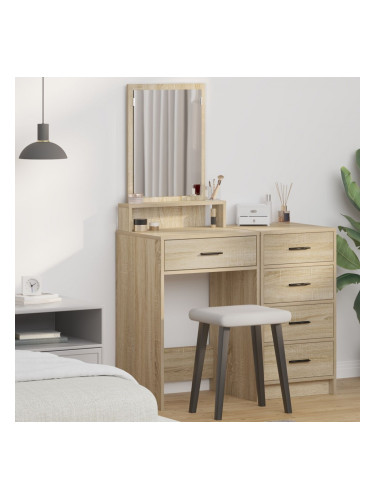 Sonata H Тоалетка с чекмеджета Sonoma дъб 50x41x140 см