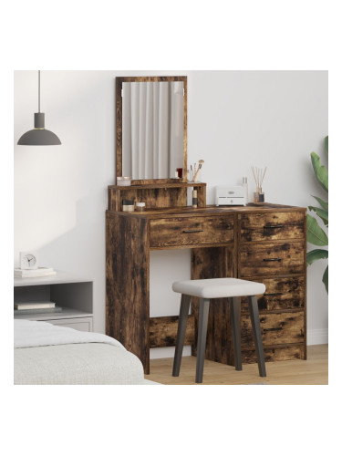 Sonata H Тоалетна маса с чекмедже Опушен дъб 50x41x140 см