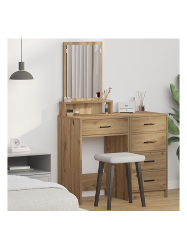 Sonata H Тоалетна маса с чекмеджета Занаятчийски дъб 50x41x140 см