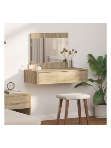 Sonata H Закачен тоалетен шкаф Сонома дъб 83x40x70 см