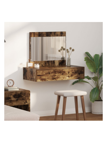Sonata H Гардеробна маса за стена Опушен дъб 83x40x70 см