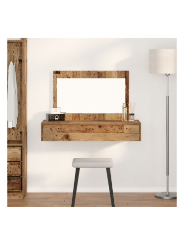 Sonata H стенно чекмедже за обличане - винтидж дърво - 100x40x70 см